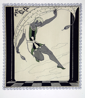 Cleopatre, from the series 'Designs on the dances of Vaslav Nijinsky' (1889-1950). Georges Barbier (1882-1932), Pochoir Print