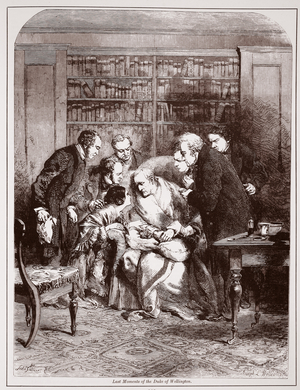 Last Moments of the Duke of Wellington (litho)