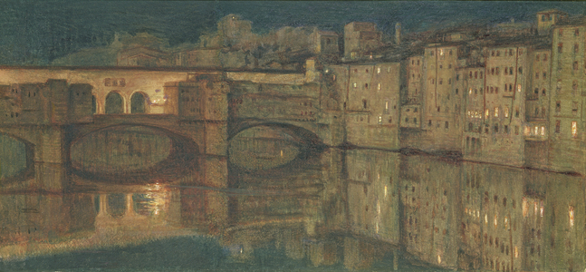 Ponte Vecchio, Florence (oil on canvas)