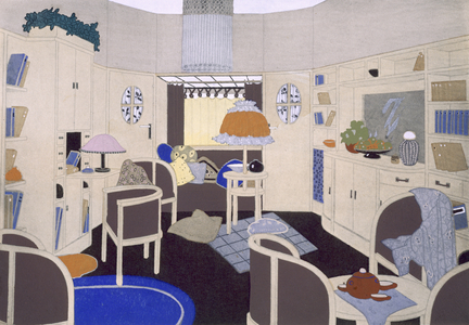 Studio, 1925 (colour litho)