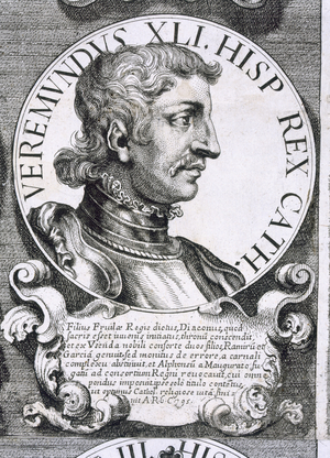 Portrait of Bermundo I (litho)