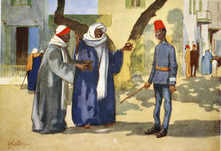 The Peacemaker, from 'The Light Side of Egypt', 1908 (colour litho)