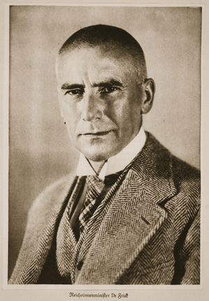 Minister of the Interior Dr. Frick, from 'Germany Awakened' (litho)