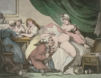 The Doctor's Visit, 1808-17 (aquatint)
