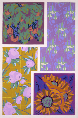 Plate 11, from 'Forms and Colours', c.1930 (colour litho)