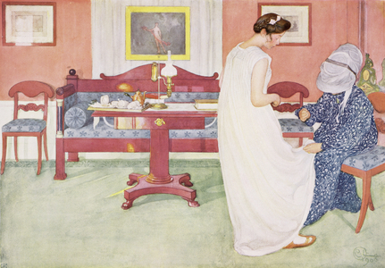 The Bridesmaid, pub. in 'Lasst Licht Hinin' (`Let in More Light'), 1908