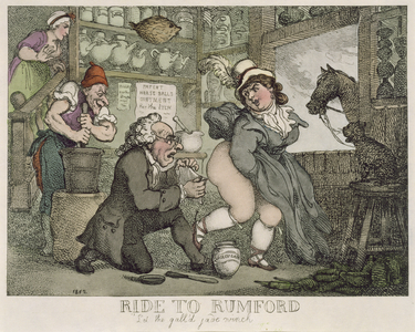 Ride to Rumford, Let the gall'd jade winch', 1812 (aquatint)