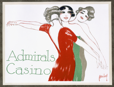 Poster for Admirals Casino (colour litho)