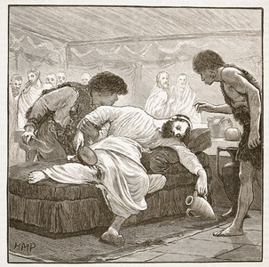 The last banquet of Sertorius (litho)