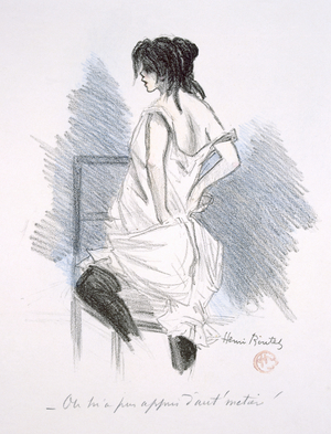Ladies of Pleasure, c.1890 (colour litho)