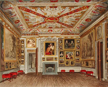 The Presence Chamber, Kensington Palace, from 'The History of the Royal Residences', engraved by Daniel Havell (1785-1826), by William Henry Pyne (1769-1843), 1819 (litho)