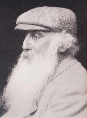 Portrait of Camille Pissarro (1830-1903) (b&w photo)
