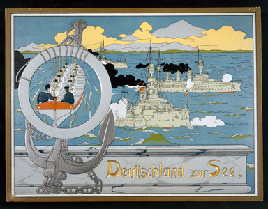 Germany at Sea, c.1910 (colour litho)