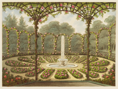 The Rosary at Ashridge, pub. by J. Taylor, 1816 (litho)