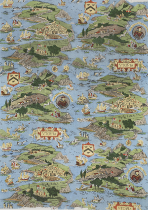 Utopia, pub. 1933 (colour litho)