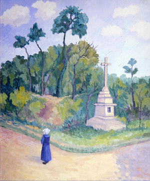 Calvary, before 1945 (oil on canvas)
