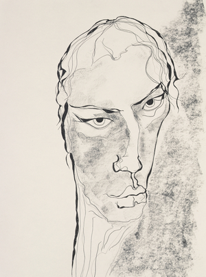 Donna Dee, 1998 (ink and pencil on paper)