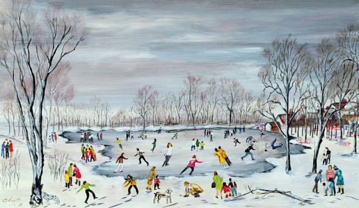 Skating on the Pond