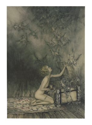 Illustration from 'A Wonder Book' by Nathaniel Hawthorne, published in 1922 (colour litho)