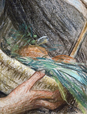 Return of the march (detail) (before 1907). Louise Breslau (1856-1927). Pastel on paper glue in full on cardboard. Musee des Beaux-Arts de la Ville de Paris, Pepetit Palais.