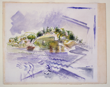 Deer Isle, 1914 (w/c on paper)