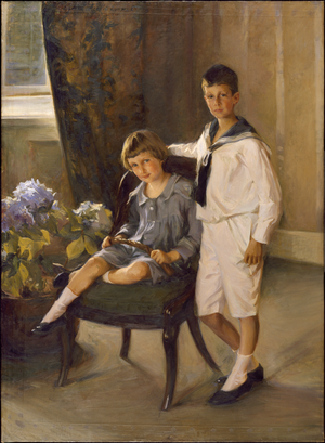 The Brothers, 1909 (oil on canvas)