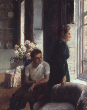 The Window (oil on canvas)