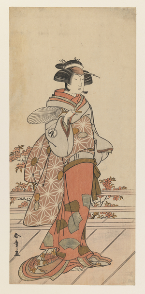 Iwai Hanshiro IV, c.1785 (colour woodblock print)