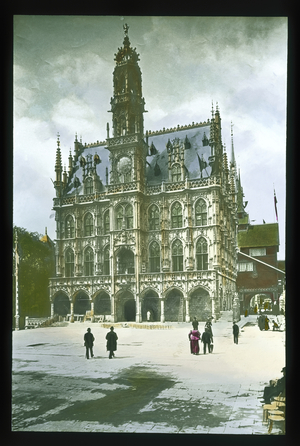 Paris Exposition: Belgian Pavilion, 1900 (lantern slide)