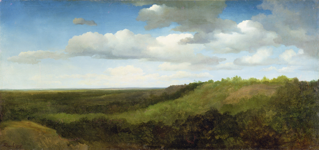 Landscape in the Roman Campagna, 1836 (oil on canvas)