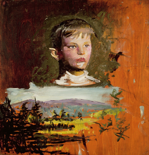 Head of a Boy, 1919 (oil on panel)