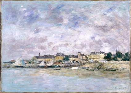 The Port, Trouville, 1886 (oil on canvas)
