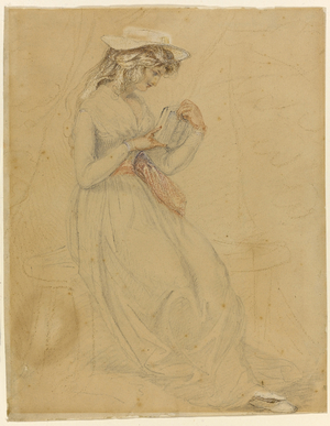 Illustration for 'George Washington Jones: A Christmas Gift That Went A-Begging', 1903 (charcoal, wash & chinese white on paper)