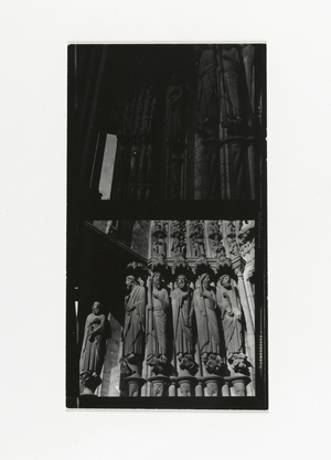 Untitled (Door Jamb Sculptor) (gelatin silver print)