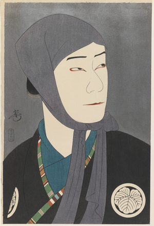 Yakamura Gansiro as Kamiya Jihei (colour woodblock print)