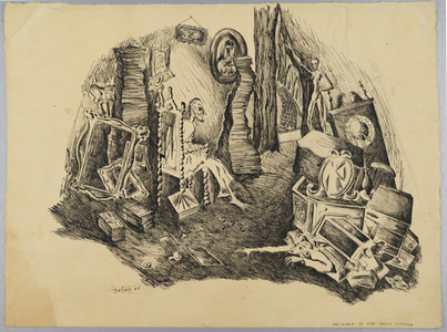 Collier Brothers: Incident of the Early Spring, 1946 (ink & graphite on paper)