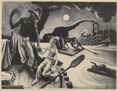 Huck Finn, 1936 (litho)