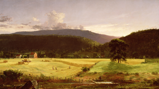 Bareford Mountains, West Milford, New Jersey, 1850 (oil on canvas)