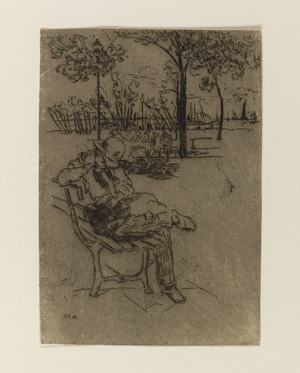 The Statue of Liberty (etching)