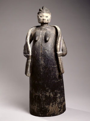 Gelede Body Mask, Yoruba Culture, Republic of Benin (painted wood)