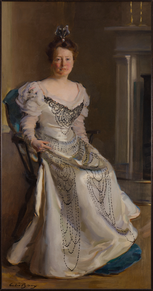 Mrs Robert Abbe, Catherine Amory Bennett, 1898-99 (oil on canvas)