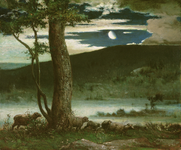 The Midnight Moon (oil on canvas)