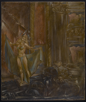 Burlesque, 1946 (egg tempera on masonite)
