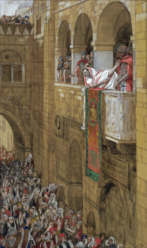 Ecce Homo, illustration for 'The Life of Christ', c.1886-94 (w/c & gouache on paperboard)