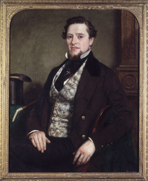 Portrait of a Gentleman, 1855 (oil on canvas)