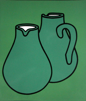 Two Jugs, 1969 (screenprint)