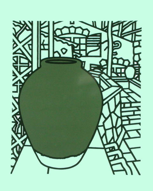 Jar, 1974 (screenprint)