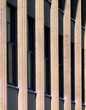 Hotel de Ville de Boulogne Billancourt (Hauts de Seine). Architect Tony Garnier (1869-1948), 1931-1934. Built of weapon concrete, the building is seen as an exemplary town hall for the 20th century, a municipal factory characterized by the transparency of the counter hall with its three levels of suspended galleries.