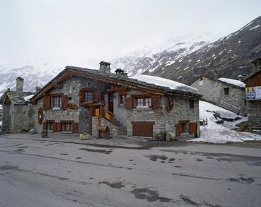 The village of Bonneval sur Arc in Savoy.