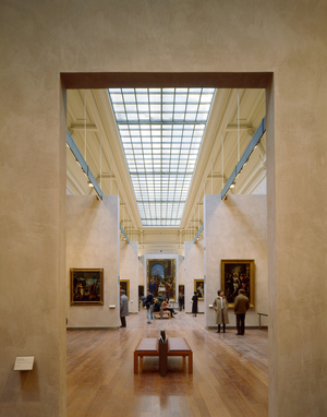 Rehabilitation of the Musee Saint-Pierre in Lyon. Architecture by Philippe Dubois and Jean-Michel Wilmotte, 1992-1998. Photography 1994